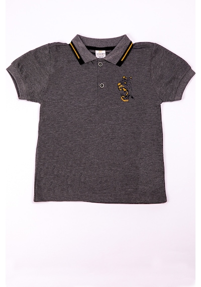 Hçm Erkek Çocuk Tshirt Polo Yaka A7 Antrasit