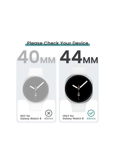 Samsung Galaxy Uyumlu Watch 8 44mm Kolay Uygulama Aparatlı Cam Ekran Koruyucu