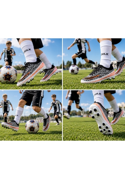 Çocuk Futbol Kramponu 31-35 Numara Turuncu