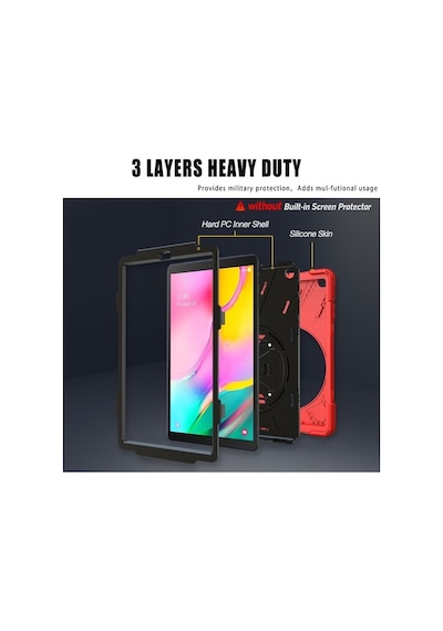 Apple Uyumlu iPad 9.7 2017 5.Nesil Kılıf A1822 A1823 Defender Zırh Case