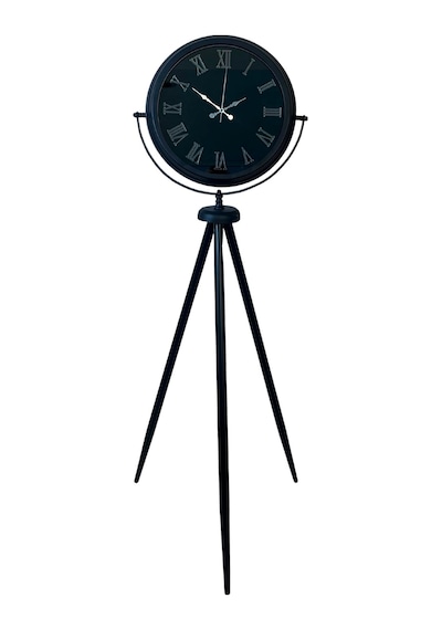 Siyah Roma Aynalı Tripod 150 X 45 Cm Ayaklı Saat