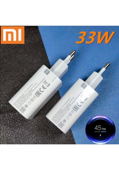 Xiaomi 33 Watt Turbo Hızlı Şarj Aleti Seti Mdy-11-Ez Type-C Kablo