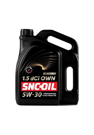 Snc Oil 1.5 Dci Own 5W-30 Motor Yağı 5 L