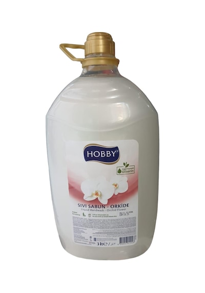 Hobby Orkide Çiçeği Gliserinli Sıvı Sabun 3 L