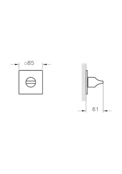 Suit A42839 Yönlendirici, 3 Yollu, Krom