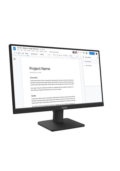 21.5 Lenovo S22-4e Thınkvısıon 64cbkat6tk Fhd 4ms 100hz Hdmı+vga Wled Monıtor