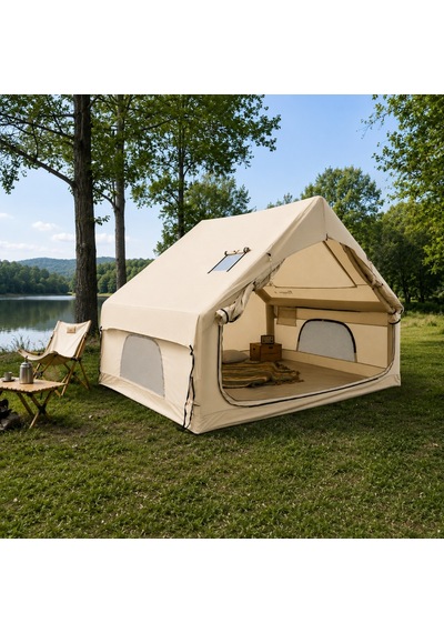 Şişme Çadır - Baca Çıkışlı - Freecamp Turbo - 6 Kişilik - 6.3 M² Çok Renkli