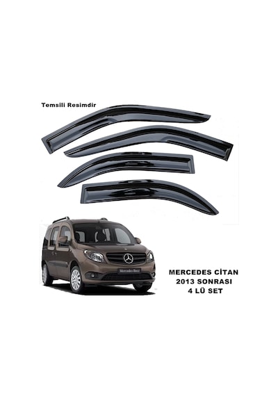 Mercedes Citan Mügen Cam Rüzgarlığı 2013 Sonrası 4 Lü Takım