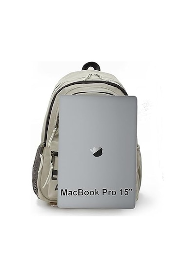 15mins Cappadocia Vintage 4007 Olympos Sırt Okul Seyahat Günlük Spor 15.6 İnç Laptop Notebook Laptop Çantası 12 Gri