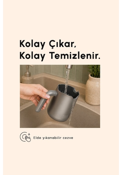 Emsan Kumda Türk Kahve Makinesi Pearly Pink