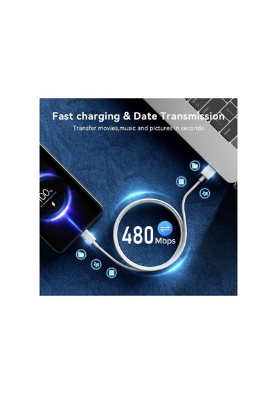 Type-c 67w Watt Turbo Hızlı Şarj Aleti Adaptörü Kablo Set Samsung Xiaomi Uyumlu Beyaz - 519914861