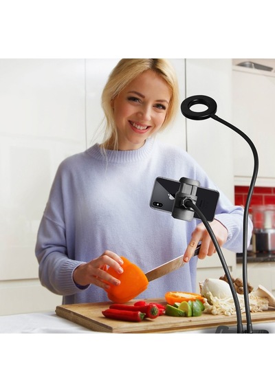 Akrobatik Işıklı Youtuberlar İçin Telefon Tutacağı