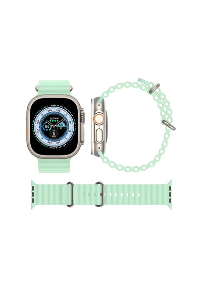 Apple Uyumlu  Watch 49 MM Ultra Seri Seaflex Ocean Silikon Kordon