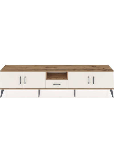 Arges Tv Ünitesi 3 Raflı Tek Çekmeceli 4 Kapaklı 220x30x51 Çam-aytaşı Aytası/aytası - Atlas Çam Arges Tv Ünitesi 3 Raflı Tek Çekmeceli 4 Kapaklı 220x30x51 Çam-aytaşı Aytası/aytası - Atlas Çam