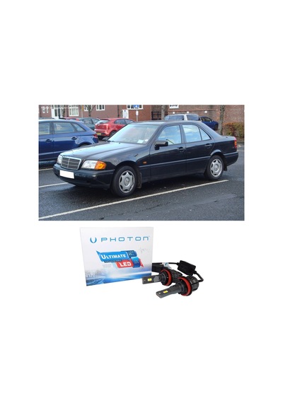Mercedes C W202 Led Xenon Kısa Far Ampulü H1 Ultimate Yeni Seri Beyaz