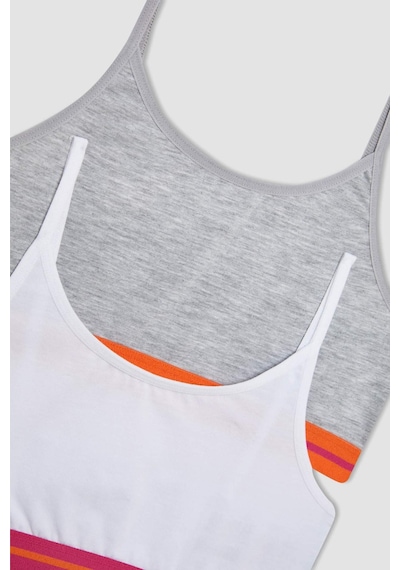 Defacto Basic Düz First 2li Bra B8826a824spwt34 Beyaz