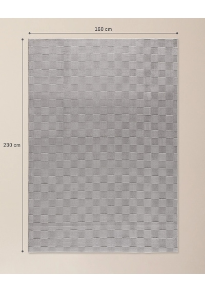 Madame Coco Soie Rölyef Halı - Gri - 160x230 Cm 8684427179086 Gri 160 X 230 Gri