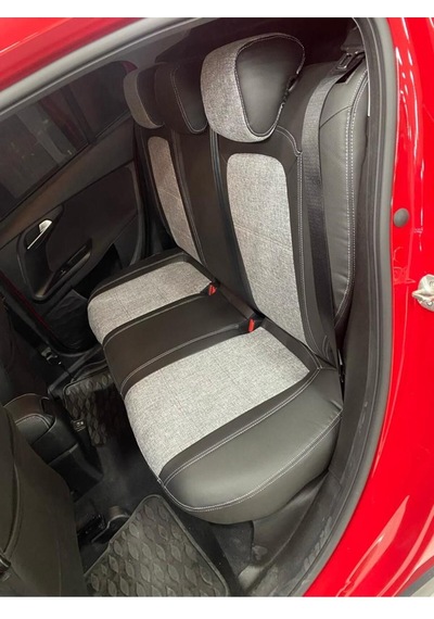 Fiat Egea Uyumlu Urban Paket Arka Sırt 2+1 Keten Kumaş Deri Karışımı