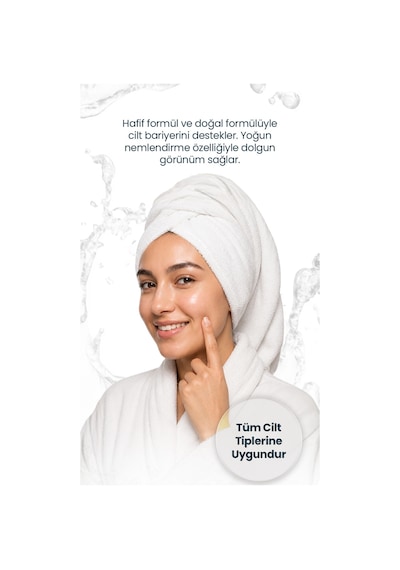 Yoğun Nemlendirici Aloe Vera Panthenol B5 Vitamin Vegan Hyaluronic Asit Serum 30 Ml