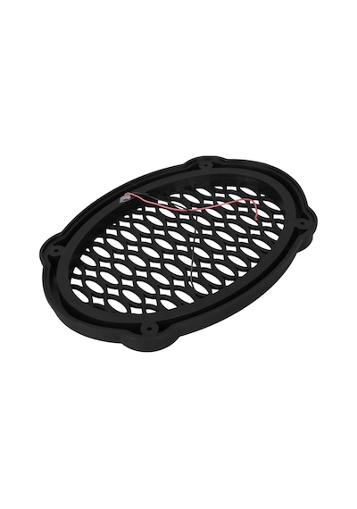 Poke Pk-5052 Oval Hoparlör Kapağı Turuncu Led Sabit 2'li Paket