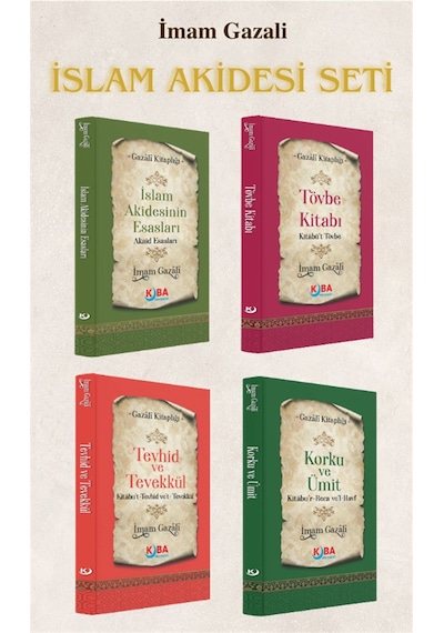 İslam Akidesi Seti 4 Kitap Set / İmam Gazali