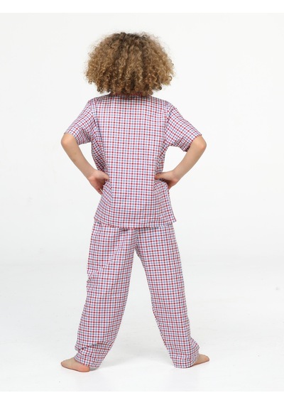 Casabony Zzzz Pamuklu Dokuma Ekose Pijama Takım-ekose Çok Renkli