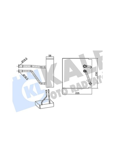 Klima - 582 - Evaporator Ford - Dpmıx-hb - Fiesta 02-