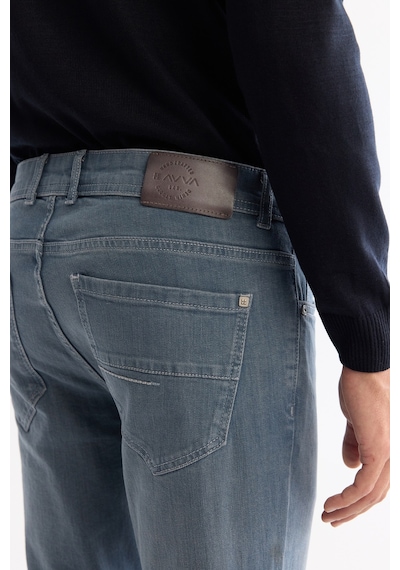 Avva Erkek Mavi Klasik Bel Eskitme Yıkamalı Elastan Berlin Slim Fit Jean Pantolon A42y3505