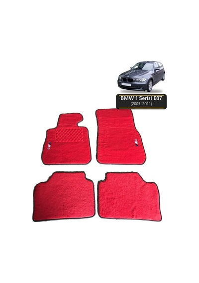 Oto Halı Paspas Bmw 1 Serisi E87 2005-2011 Uyumlu Mperformance M Teknik Sport Kaymaz & Şık Tasarım - Tasarım 4