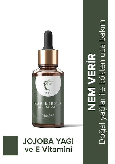 Bt9 Naturel Kaş Kirpik Bakım Yağı