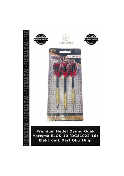 Premium Hedef Oyunu Yarışma Elok-10 Dg81022-16 Elektronik Dart Oku 16 Gr