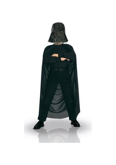 Çocuk Boy Darth Vader Maskesi Ve Pelerin Seti +3