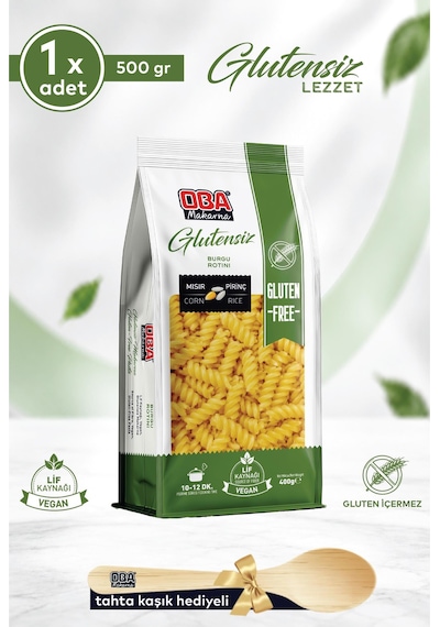 Oba Glutensiz Burgu Makarna 400 Gr
