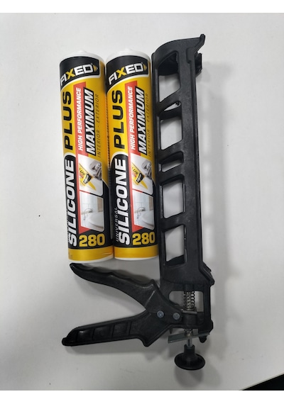 2 Adet Sgs Şeffaf Silikon 280 Gr + Plastik Silikon Tabancası