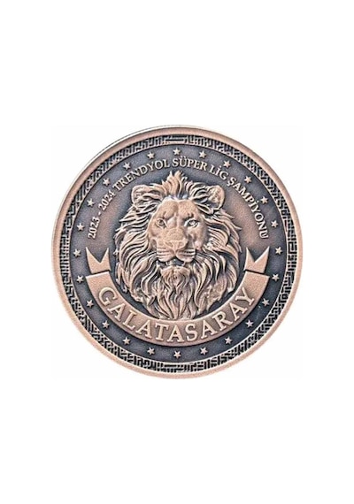Agakulche Galatasaray 24. Şampiyonluk Kutulu Bronz Sikke Coin