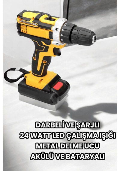 Akülü Matkap Seti 24w Çift Bataryalı Led Işıklı Uczmatkapseti2-1