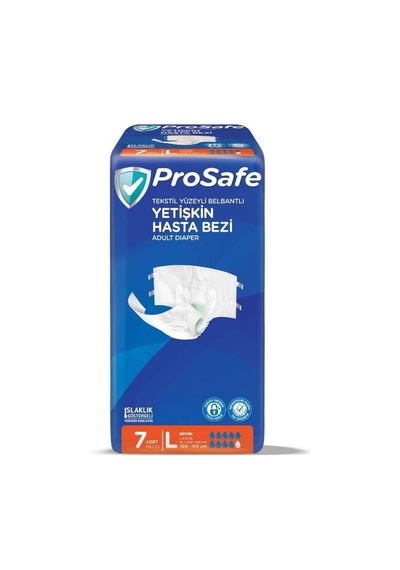 Prosafe Belbantlı Yetişkin Hasta Bezi L 7'li