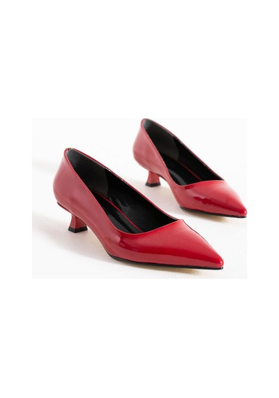 Lady Rugan Kadın Stiletto Topuklu Ayakkabı Kırmızı