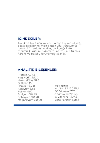 Hill's Scıence Plan Küçük Ve Mini Irk Tavuklu Yavru Köpek Maması 1.5kg
