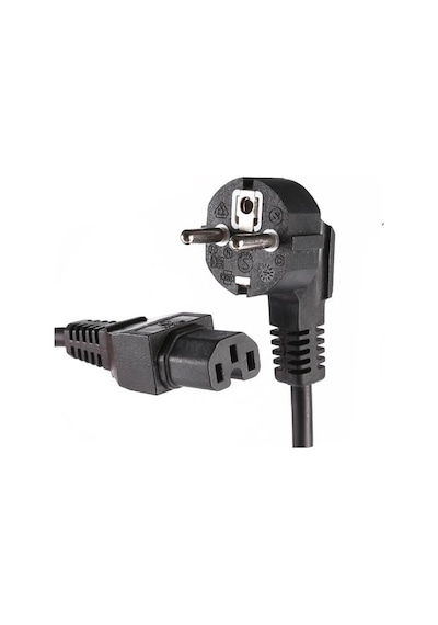 C15 Oluklu Power Güç Kablosu - C15 Oyuklu Power Kablo - 1.8 mt