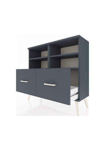 Arges Şifonyer 4 Raflı 2 Çekmeceli 88x30x80 Antrasit-antrasit Antrasit Arges Şifonyer 4 Raflı 2 Çekmeceli 88x30x80 Antrasit-antrasit Antrasit