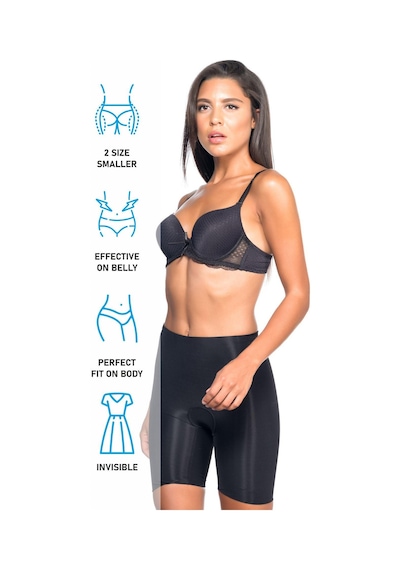 Siyah Mı Emay 2800 Double Boxer Lazer Korse Siyah