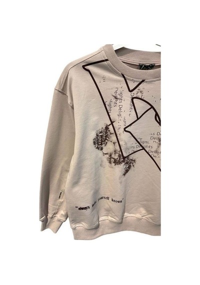 Carinos Erkek Çocuk Delights Yazılı Sweat-15185 Vizon