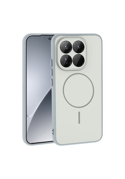 Xiaomi 15t Kılıf Kamera Lens Korumalı Magsafe Destekli Silikon Erd Siyah