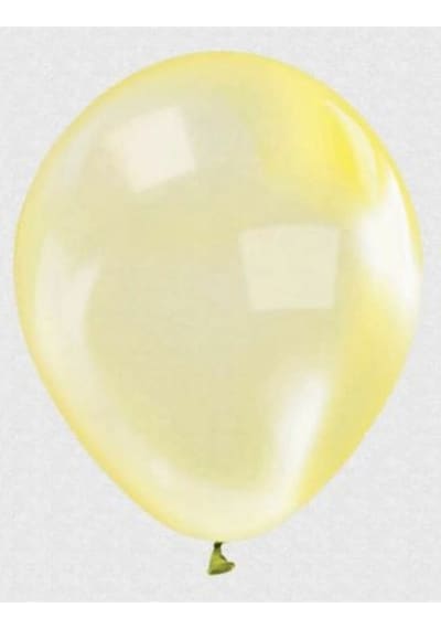 Balon Ekstra Şeffaf Sarı 100 Adet Çok Renkli