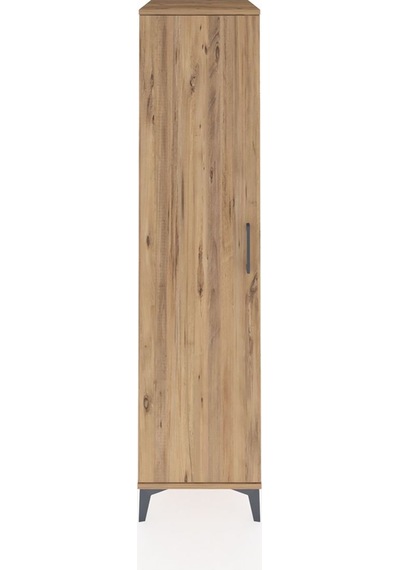 Kronos Dolap 4 Raflı Tek Kapaklı 44x59x182 Çam-çam Çam