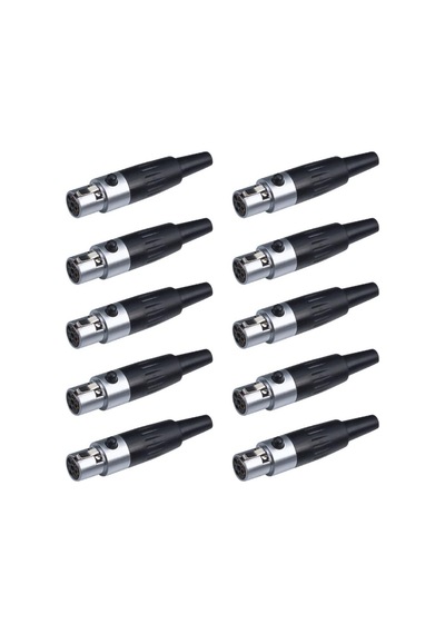 Losen La1069-4 Mini Xlr 4-pin Erkek Konnektör 10 Lu Paket