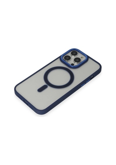 Apple İphone 14 Pro Kılıf Room Magneticsafe Silikon - Lacivert Çok Renkli