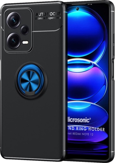 Microsonic Xiaomi Redmi Note 12 Kılıf Kickstand Ring Holder