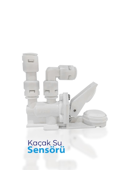 Su Arıtma Cihazı Su Kaçak Sensörü Kaçak Su Kesici 1/4 Hortum Girişli